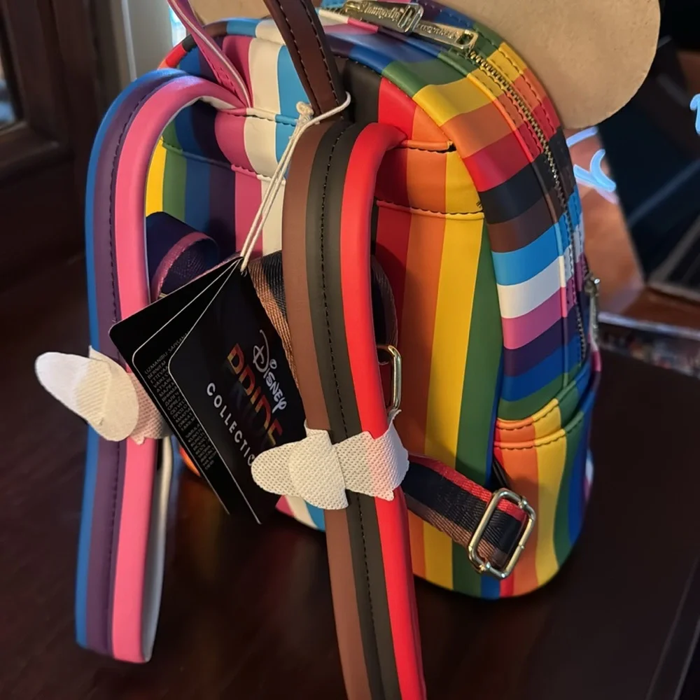 Loungefly Disney Mickey Mouse Pride Mini Backpack - Picture 2 of 4